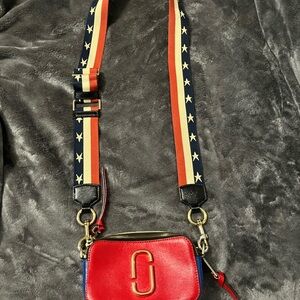 Marc Jacobs Red Bag with Star Strap